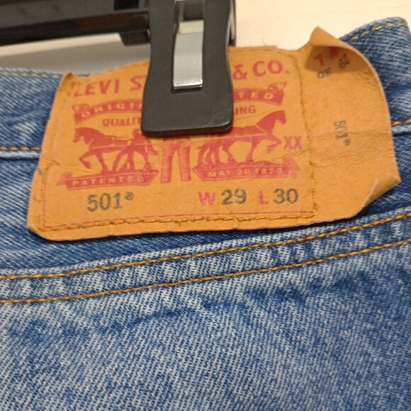Vintage Excellent Condition Levi’s Button Fly 501s  (29 x 30) - Picture 6 of 11